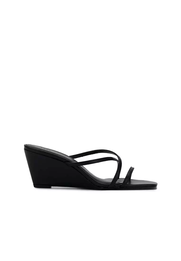 STRAPPY WEDGE HEEL SLIDE