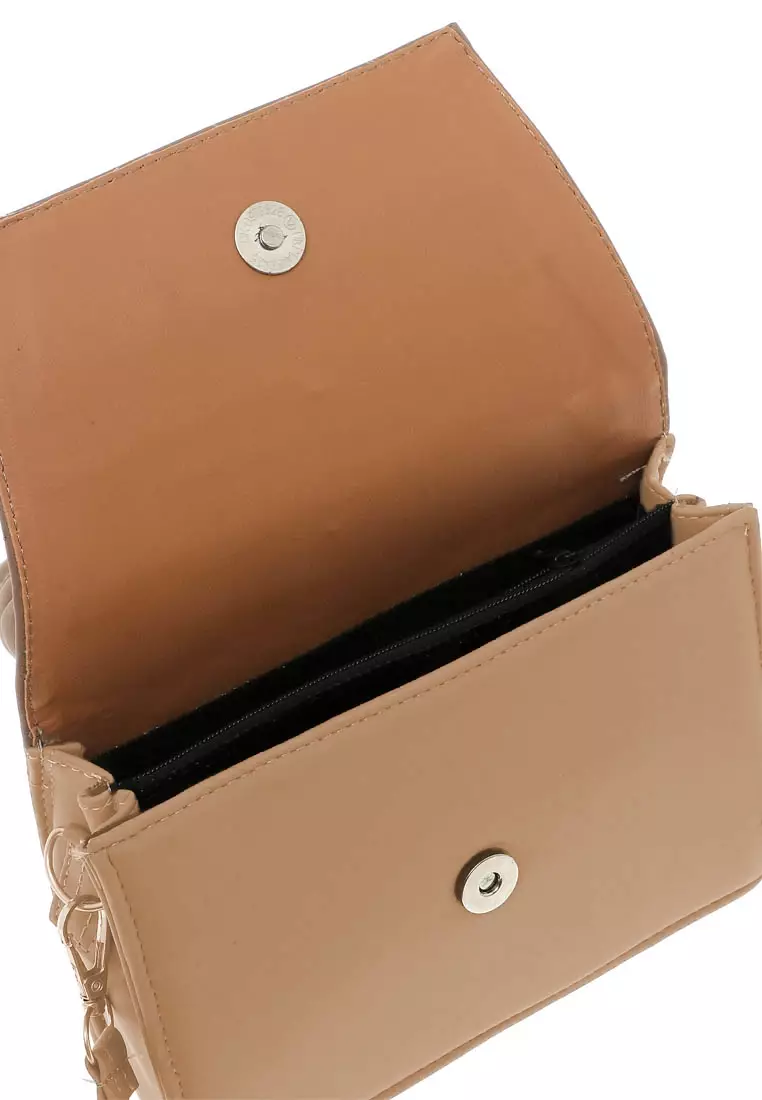 Radia Tas Slempang Wanita Casual Slingbag Plain High Quality Premium - Choco