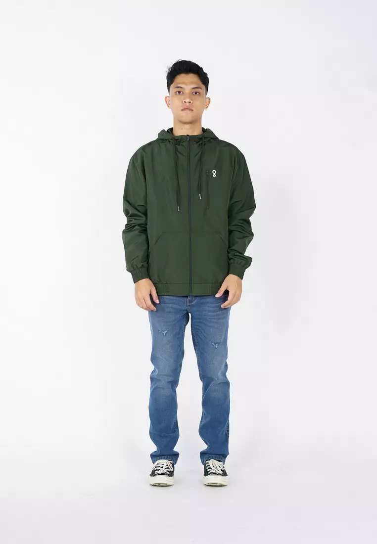 Greenlight Men's Windbreaker Jacket Regular Fit Taslan Boleslava OL-C040525