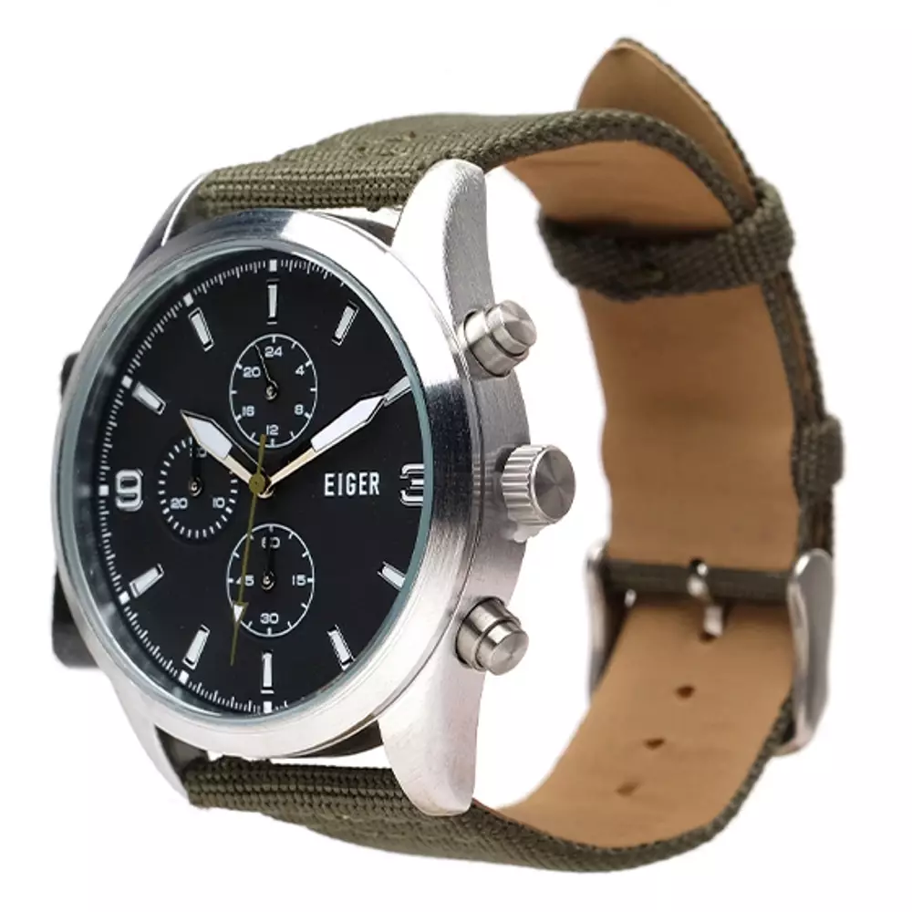 Eiger Glenwood Lacw Watch Silver