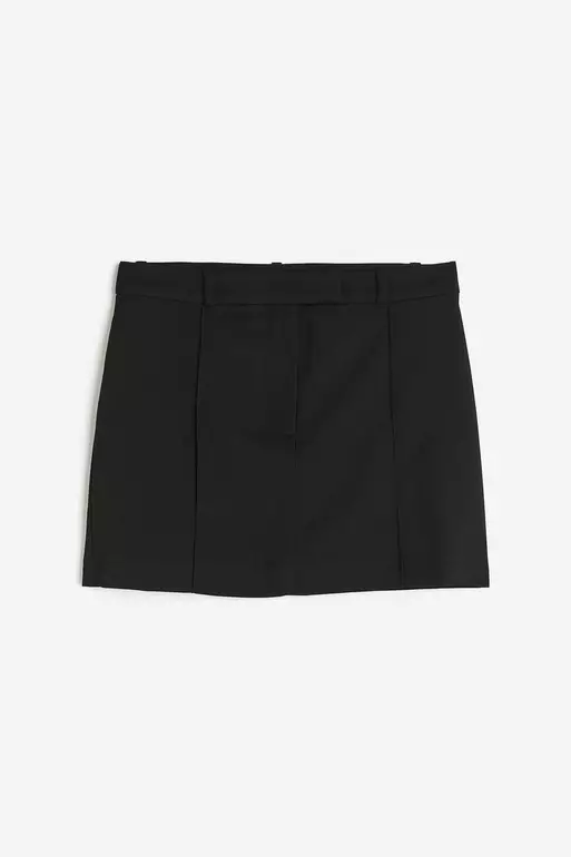 Tailored mini skirt