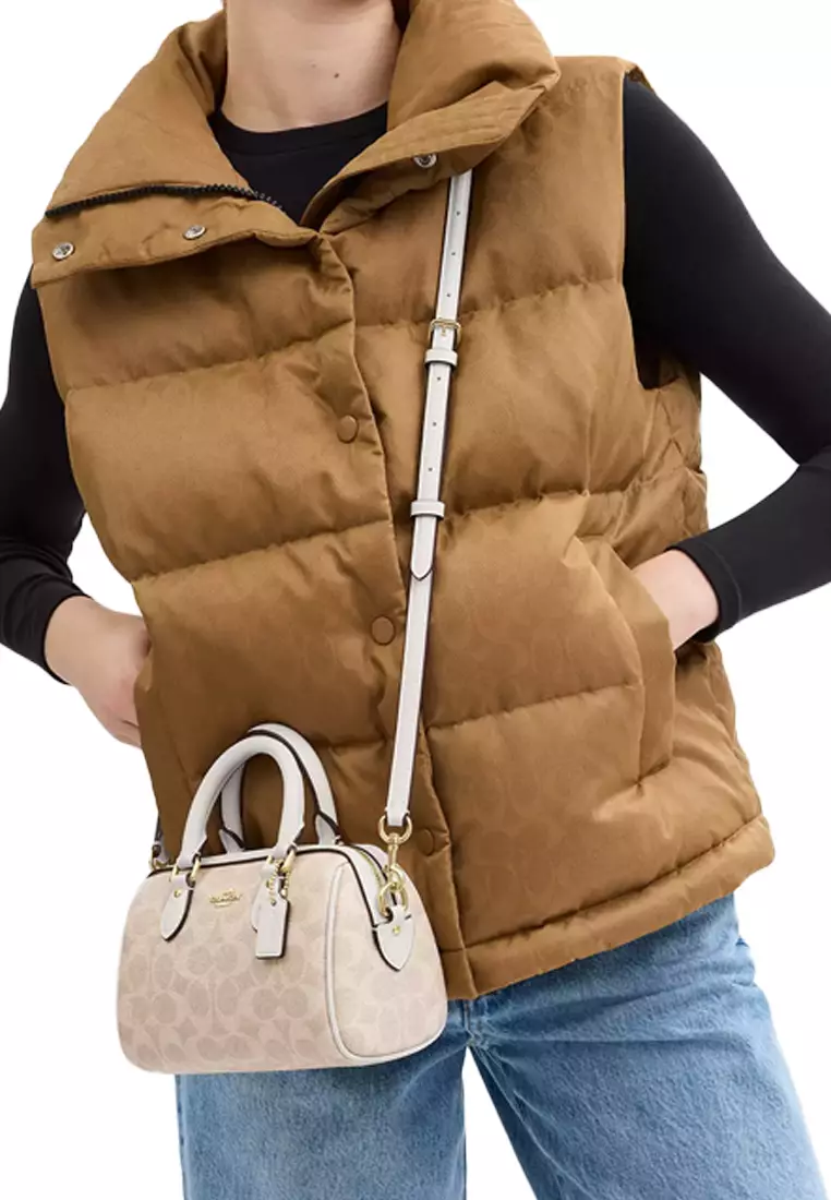 Mini Rowan Crossbody Bag In Signature Canvas Cw329