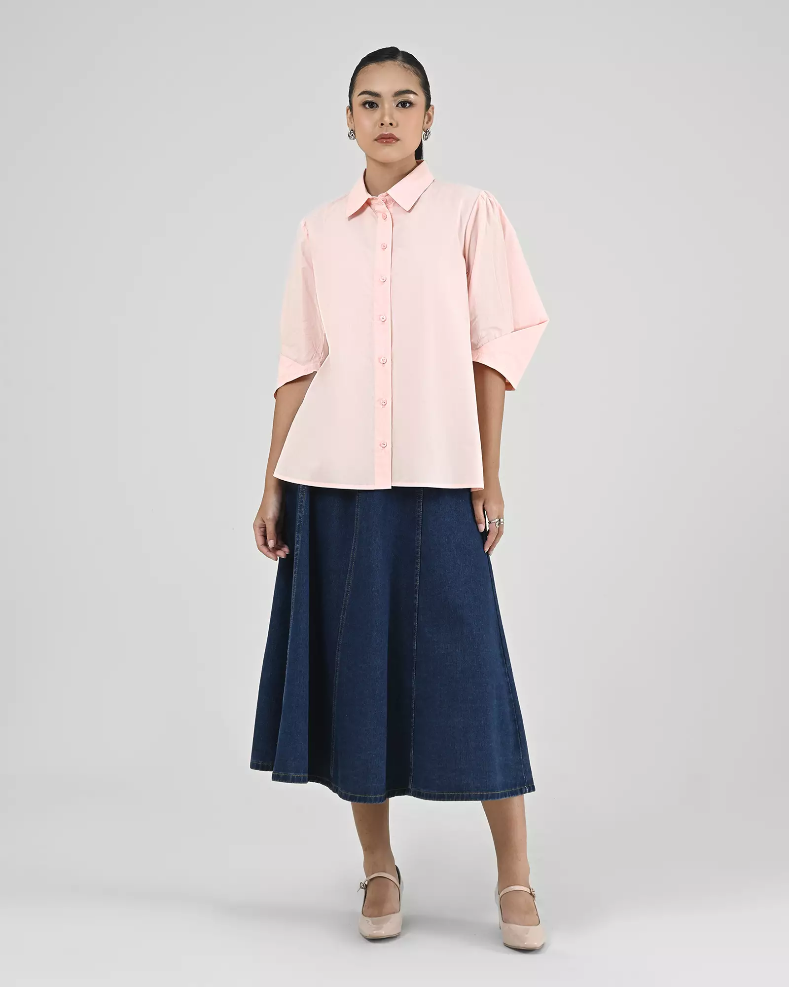 Geulis.id KARISA SHIRT - Blushpink