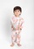 Umbi Kids pink The Baby Jumpsuit Series Aurora Print 18D6DKA5066538GS_3