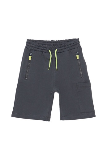 LC WAIKIKI grey Basic Elastic Waist Boys Shorts 59518KA49A6F73GS_1