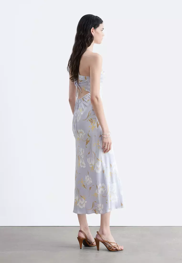 Satin Slip Midi Dress