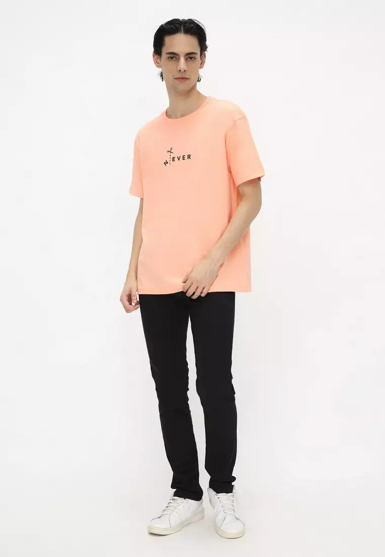 NX T-Shirt Cotton Combed Tebal Pria 207370361