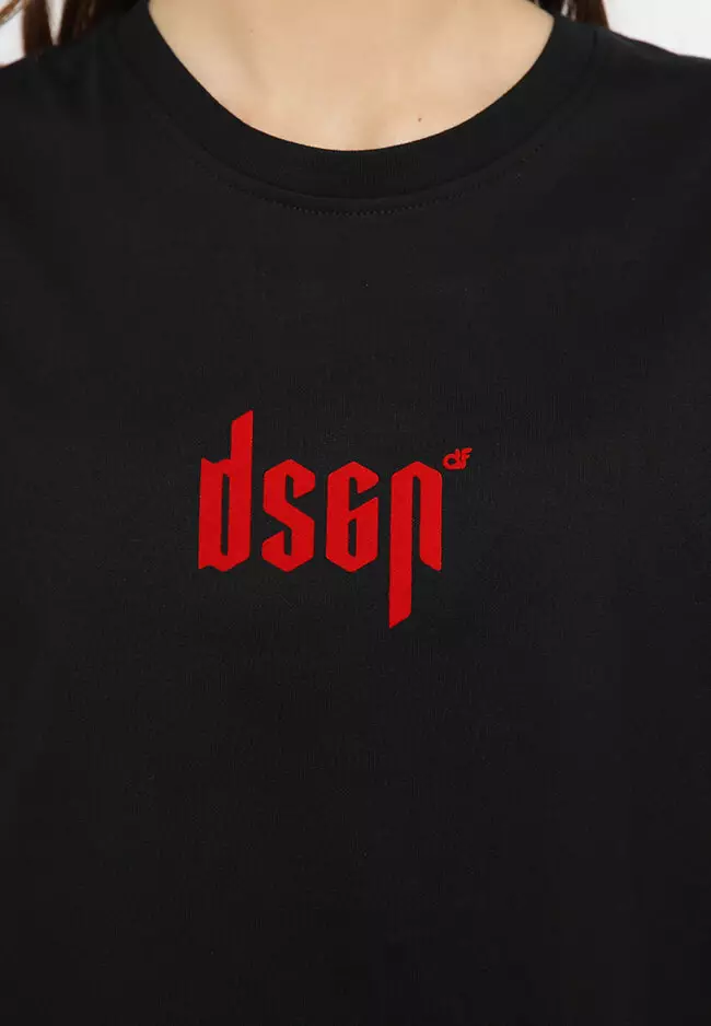 T-Shirt "Dsgn" Flocking