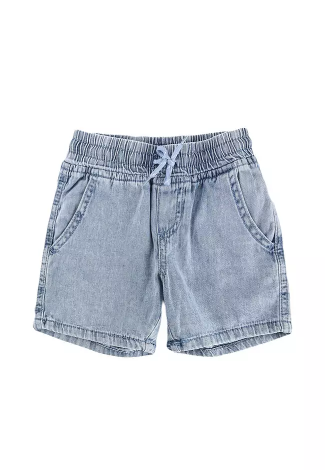 light blue jeans shorts