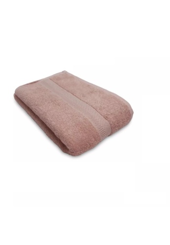 COTONSOFT pink COTONSOFT Sandra 100% Cotton Bath Towel - Coral Pink EF96DHLB8A433EGS_1