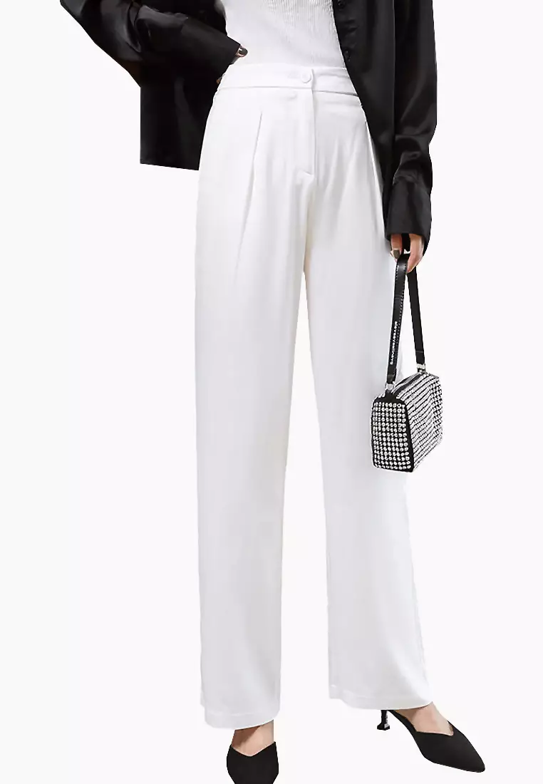Buy Twenty Eight Shoes VANSA Satin Straight leg Wide leg Pants VCW