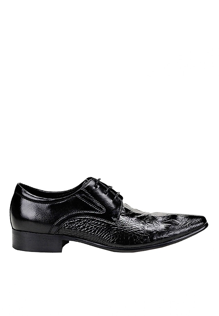 VANSA Croco Embossed Leather Business Shoes VSM-F25852