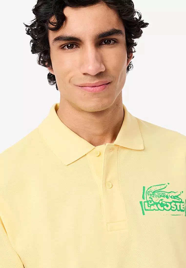 Classic Fit Printed L.12.12 Polo Shirt