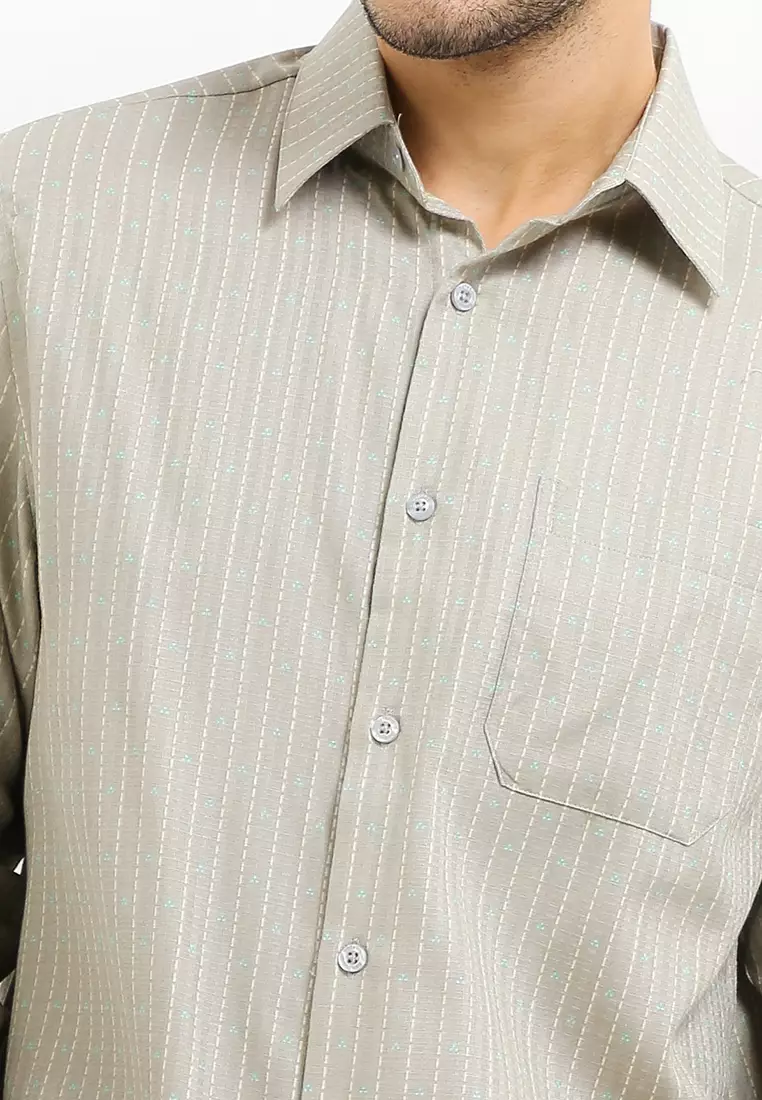 Men Shirt Nitik Telu L/S Reg Fit