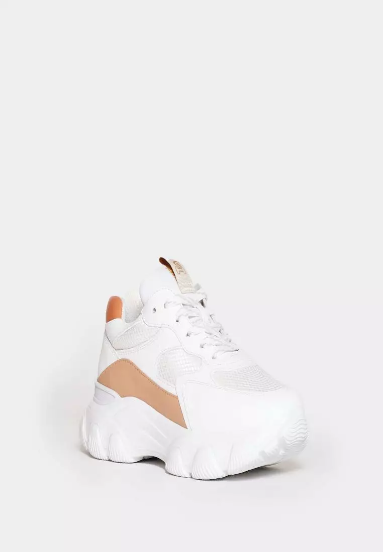 Hogan top pelle bianca