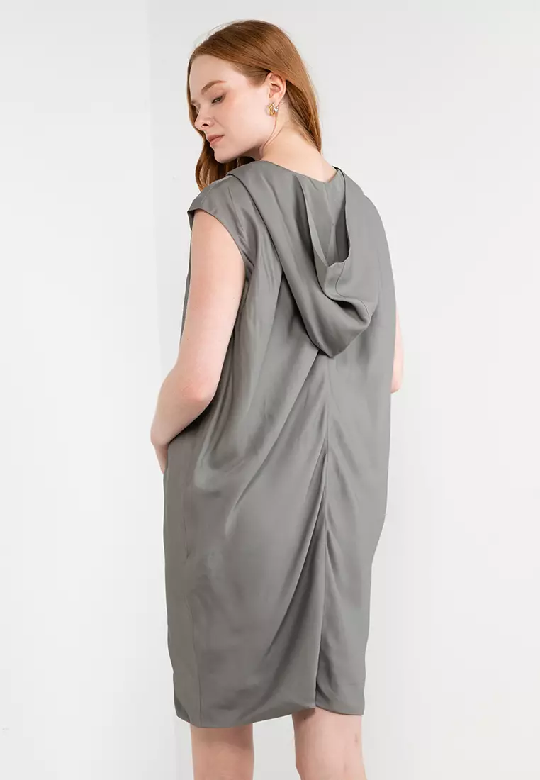 Calvin klein grey dresses clearance