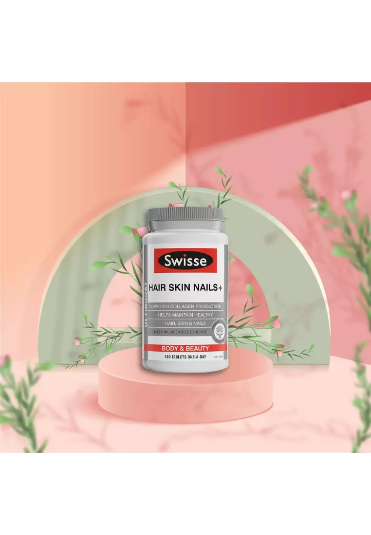 SWISSE- Ultiboost Hair Skin Nails Supplement 100 Tablets