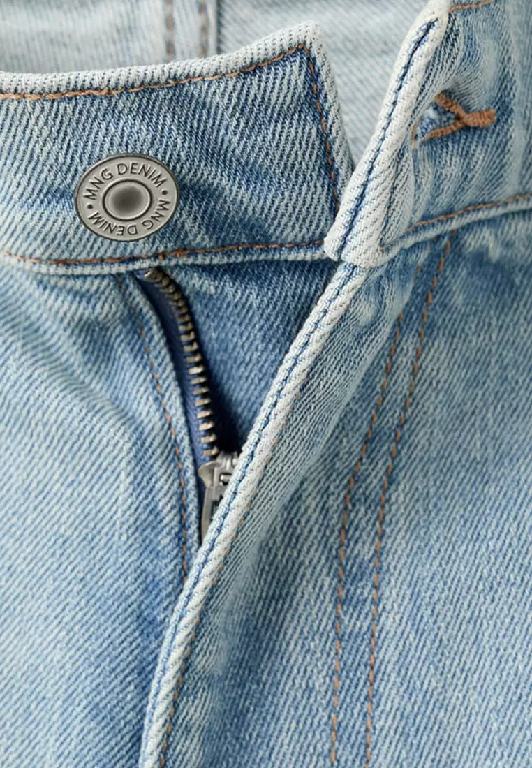 Buy MANGO Man Slim-Fit Denim Bermuda Shorts 2026 Online | ZALORA