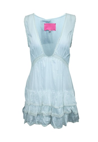 Lisa Ho white Pre-Loved lisa ho White Dress with Embroidery 4D5EAAA216A3EFGS_1