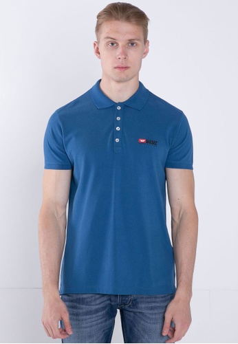 Diesel blue Polos T-WEET-DIV POLO 12B9EAA5F339E5GS_1