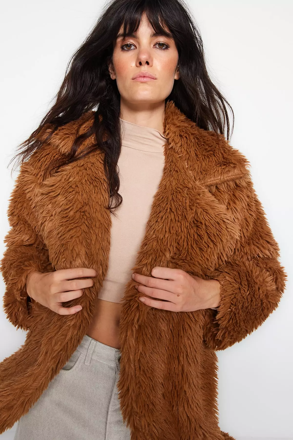 Buy fur hot sale coats online