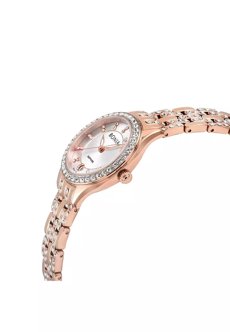 Bonia Ladies Watches Bonia Bnb Bonia Swarovski Watch Price Cristallo Women  Watch Elegance BNB10594-2123