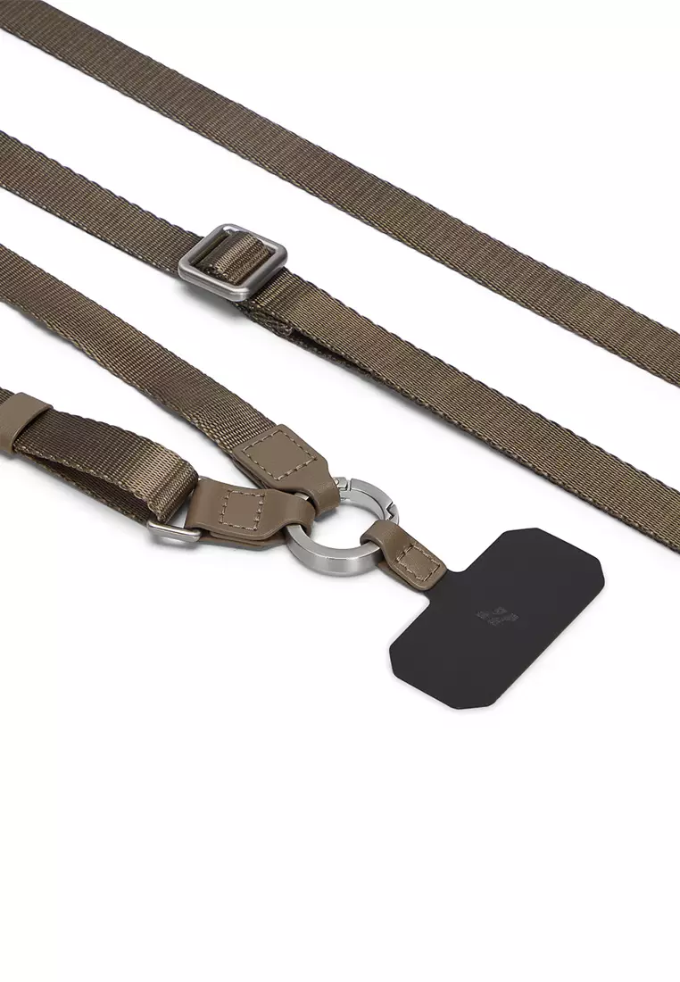 LOJEL Iloj Crossbody Strap Nylon - Pebble Gray