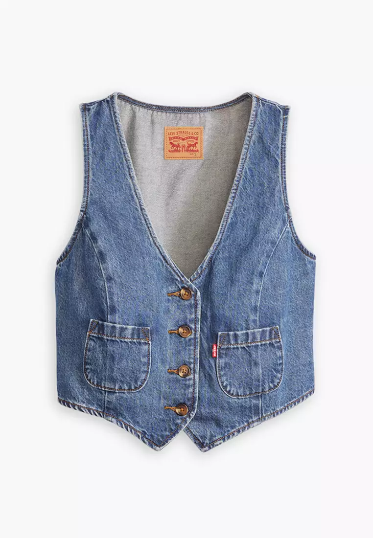 Levi's® 修身牛仔背心| 女裝