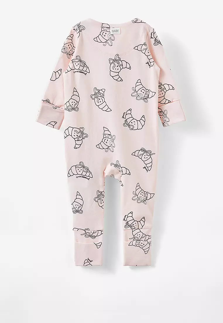 The Long Sleeve Zip Romper