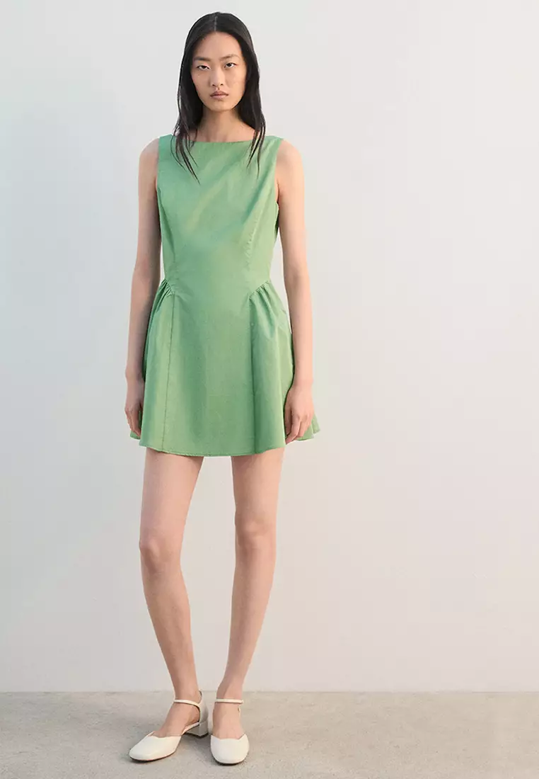 Flared Cotton Dress