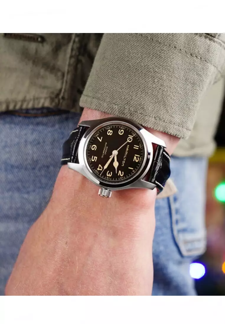 KHAKI FIELD AUTOMATIC MEN WATCH 42mm - HMT-H70605731