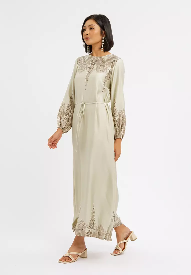 Minimal Gamis Nasira Grant Beige