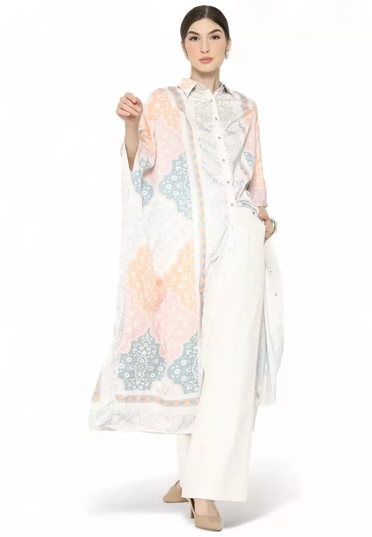 Kanzi Collared Kaftan
