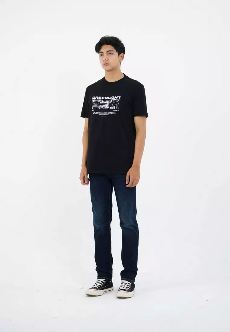 Greenlight Men's T-Shirt Short Sleeve Regular Fit Cotton Zaff OL-C381224