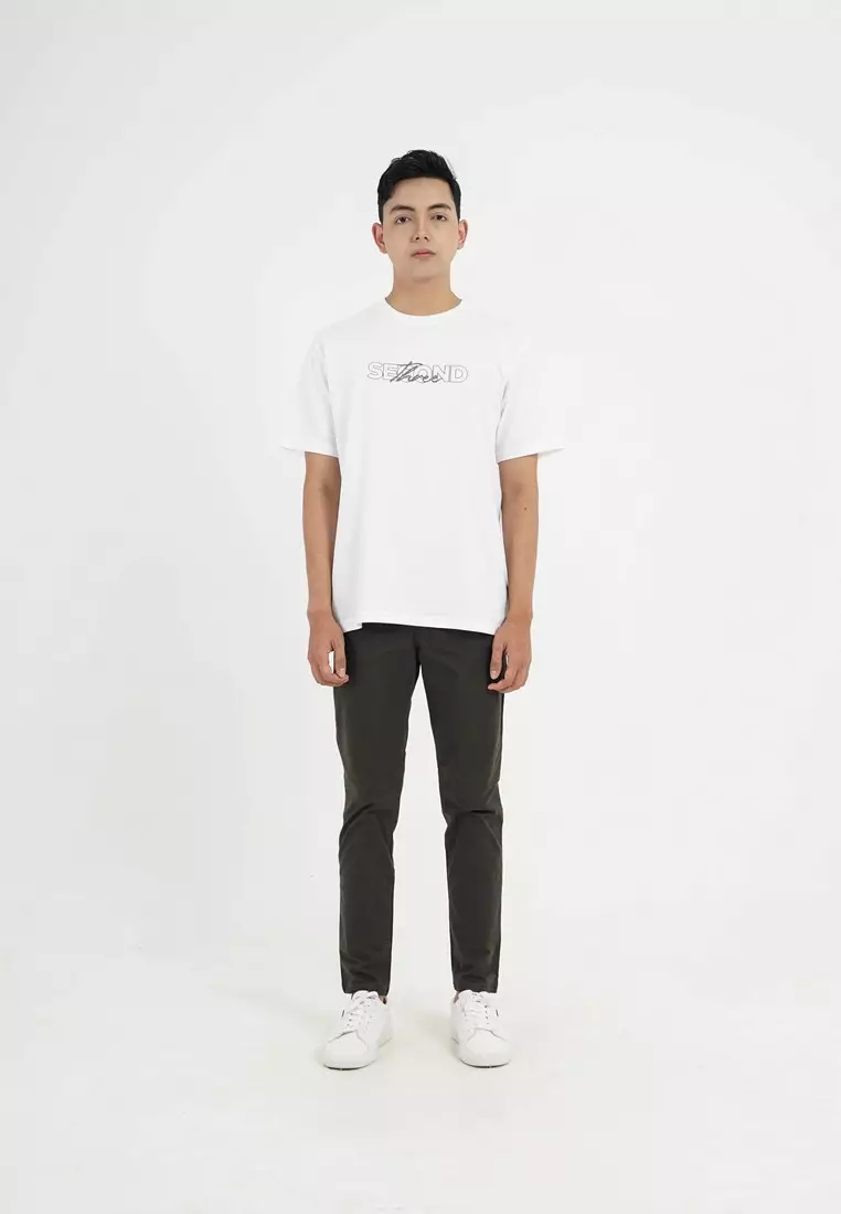 3Second Men's T-Shirt Short Sleeve Regular Fit Cotton Shaula 351124