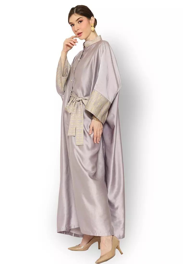 Kanzi Exclusive Long Sleeve Songket Kaftan