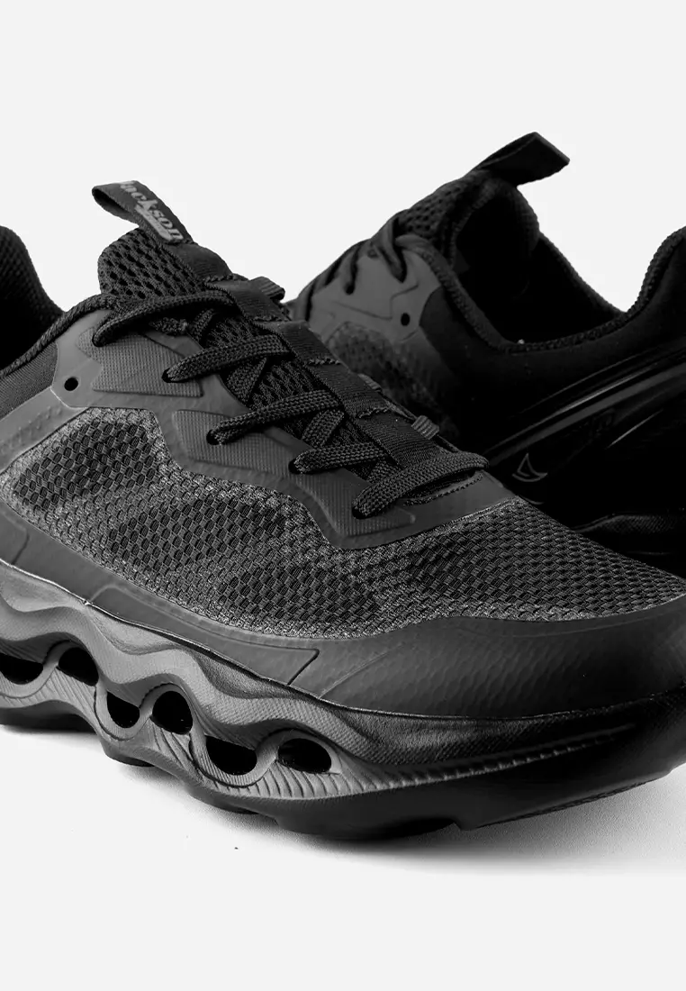 Jackson Active Zephyr Full Black - Sepatu Sporty