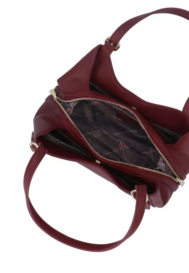 Astra City Shoulder Bag - Maroon