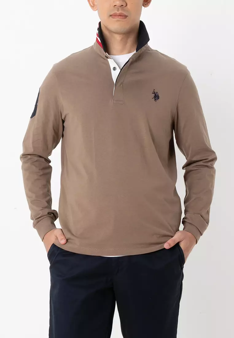 US POLO ASSN Flag Polo Long Sleeves Shirt 2025 Buy US POLO ASSN