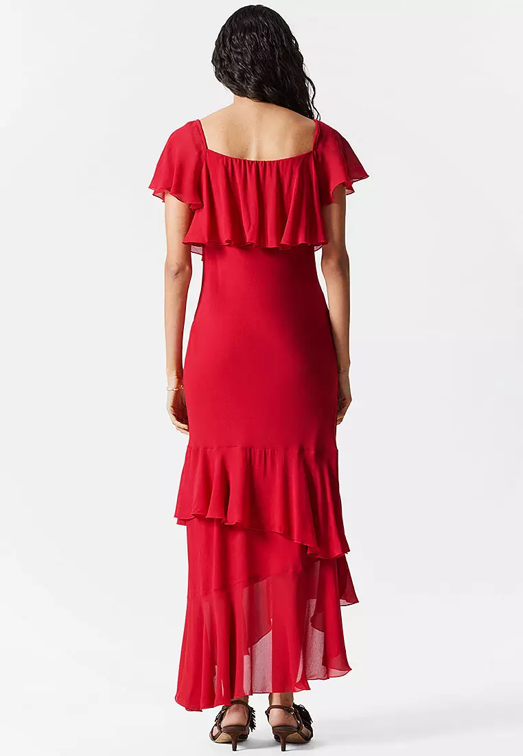 Ruffle Maxi Dress
