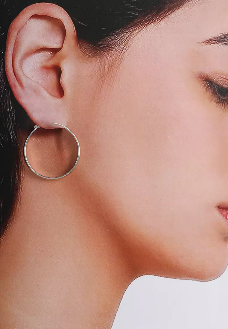Aldo gold store hoop earrings