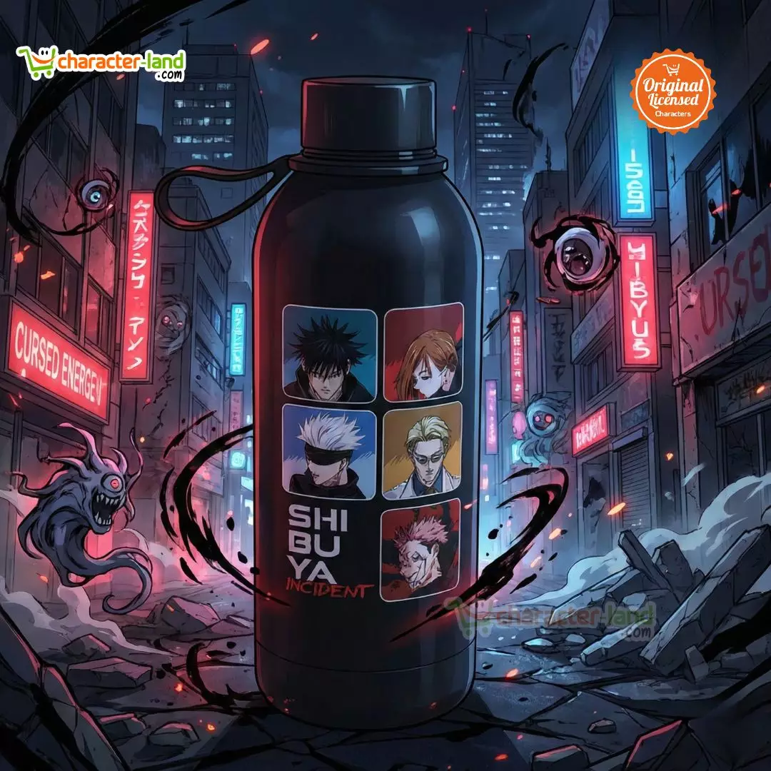 Botol Minum Jujutsu Kaisen OFFICIAL LICENSED Stainless Steel 600ml - Shibuya Incident
