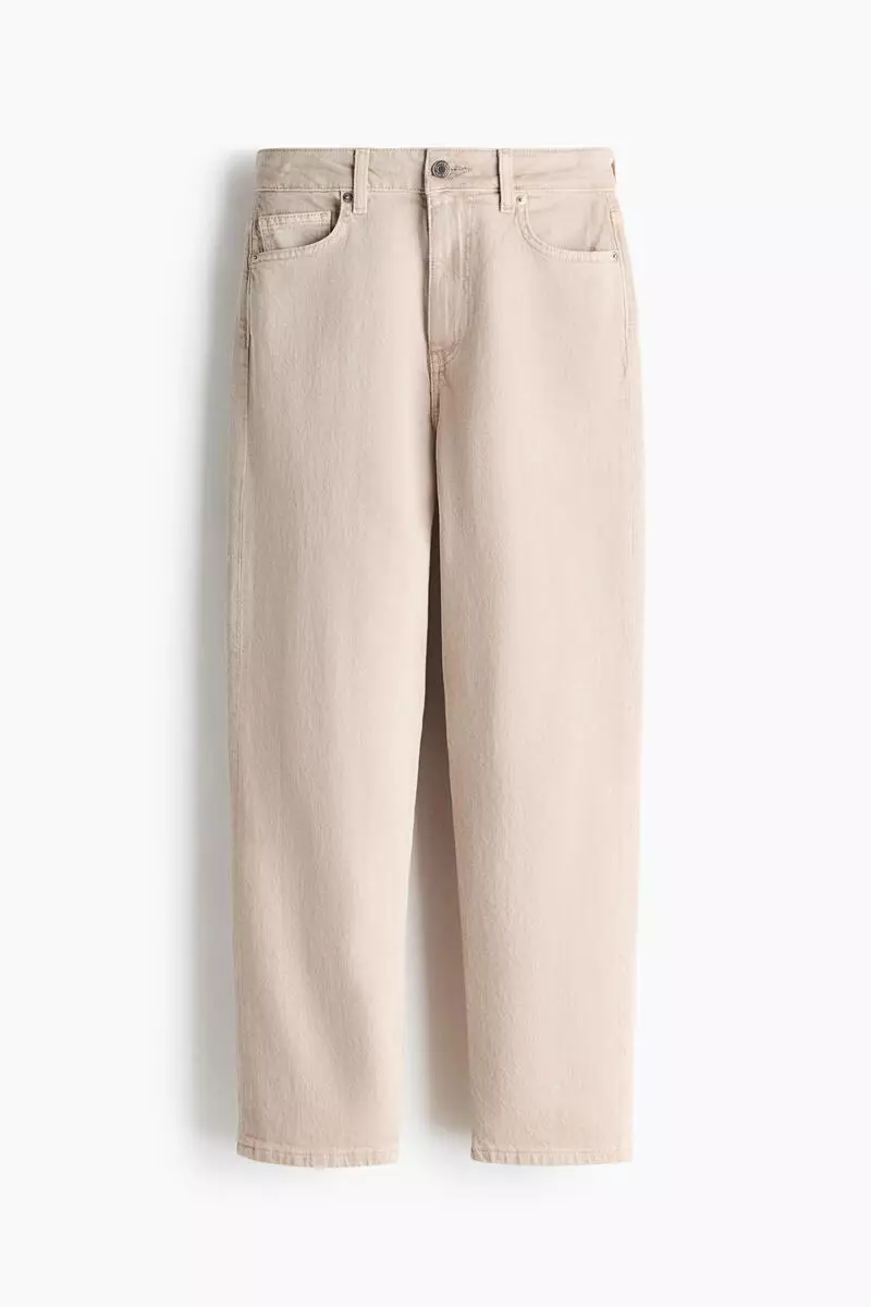 Mom Slim Fit High Waist Ankle Jeans