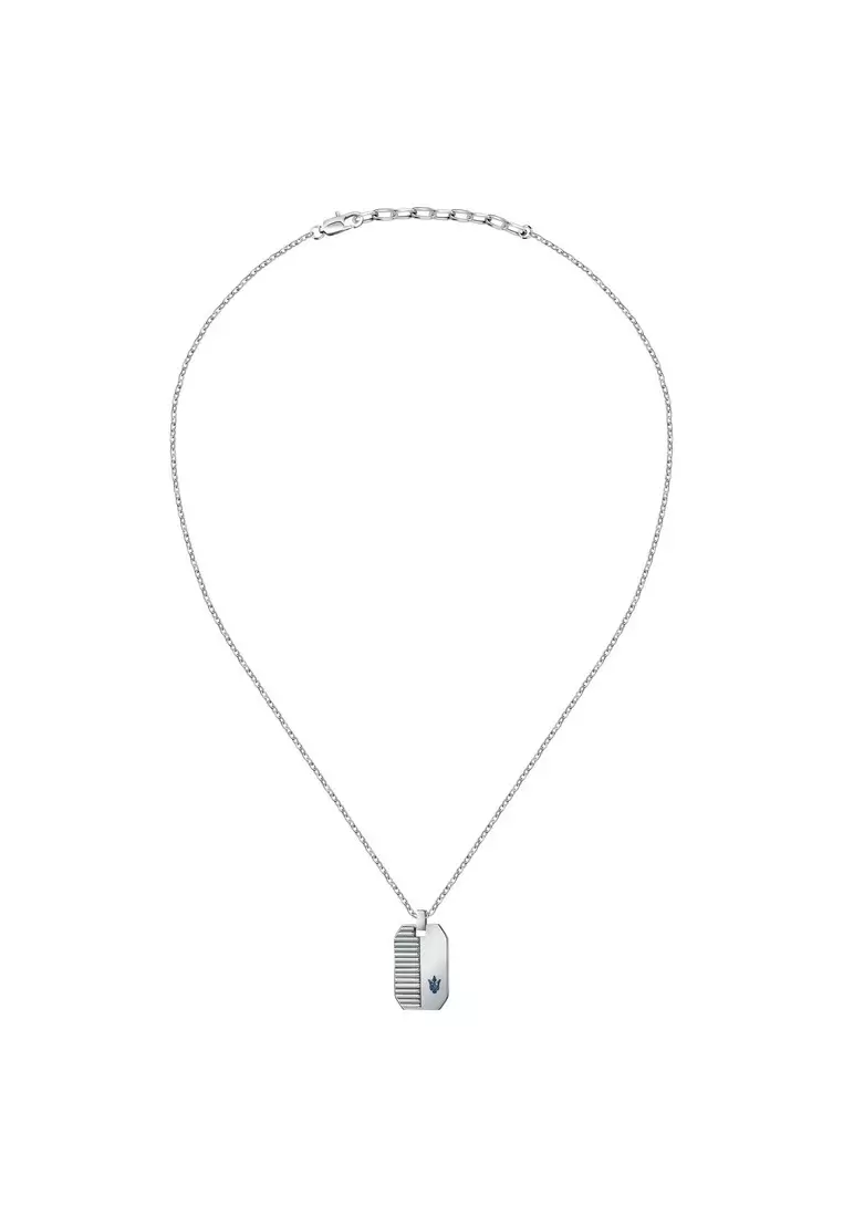 Maserati Jewels 550mm Men's Steel Necklace JM222AVD02 (Adjustable)