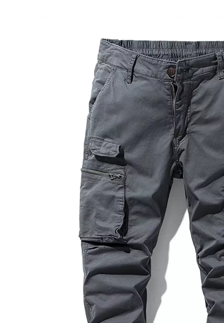 Mens cargo tapered on sale pants