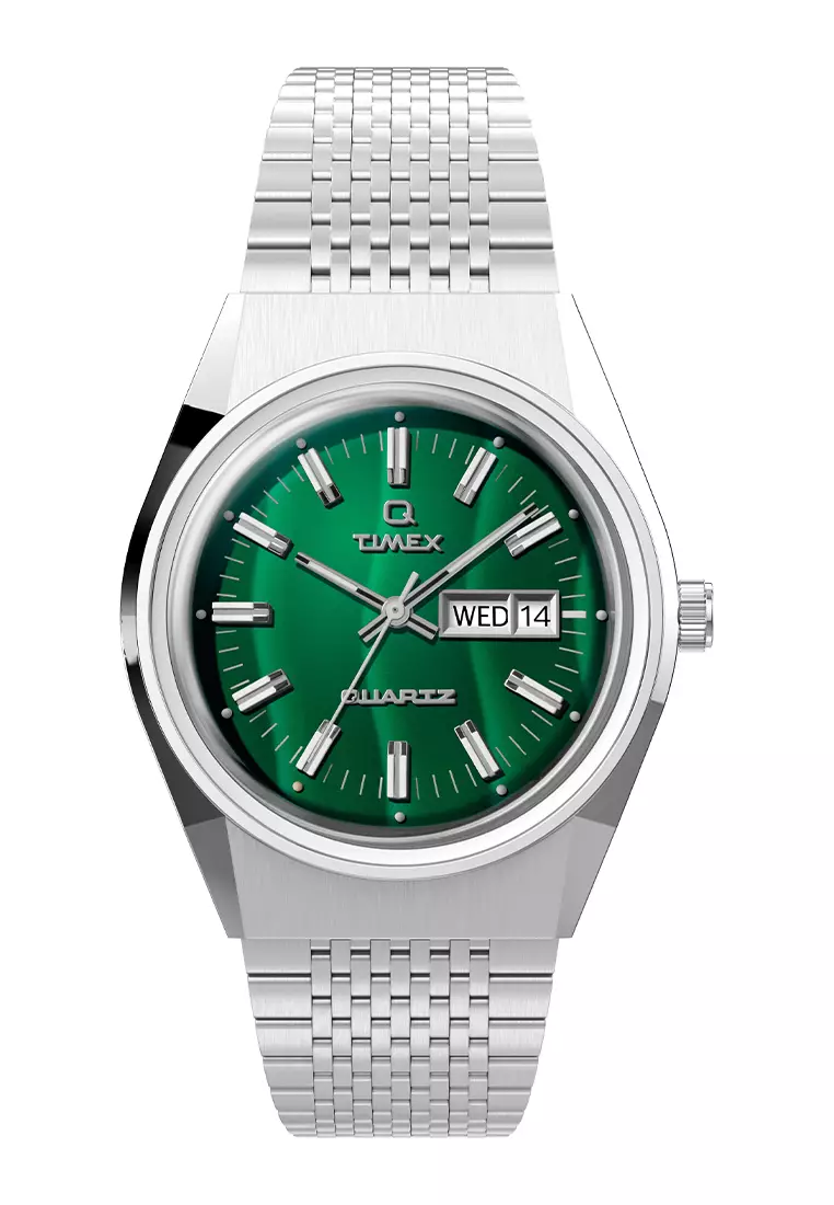 Q timex reissue 38mm clearance stainless steel bracelet watch