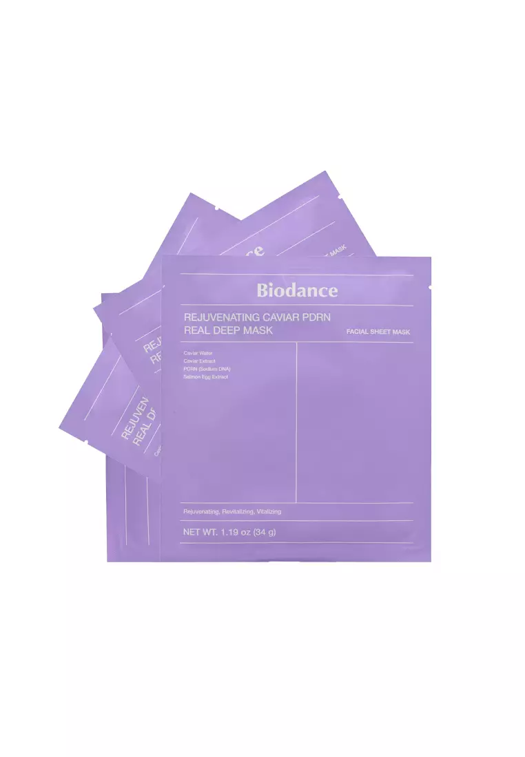 BIODANCE Rejuvenating Caviar PDRN Real Deep Mask (4pcs) 4piece