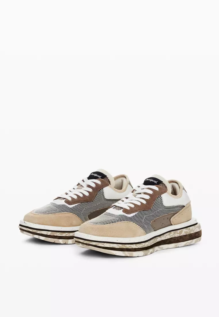 Desigual Women's Accessories Runner patch sneakers.