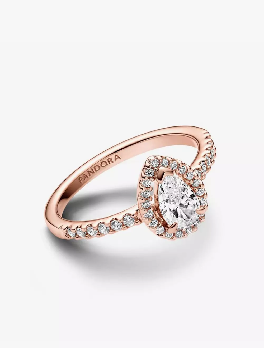 Cincin New Pandora Rose Gold Ring Set Jual PANDORA 14k Rose Gold