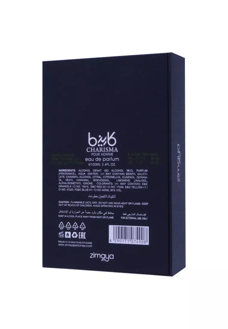 Zimaya Charisma Pour Homme 100 ML